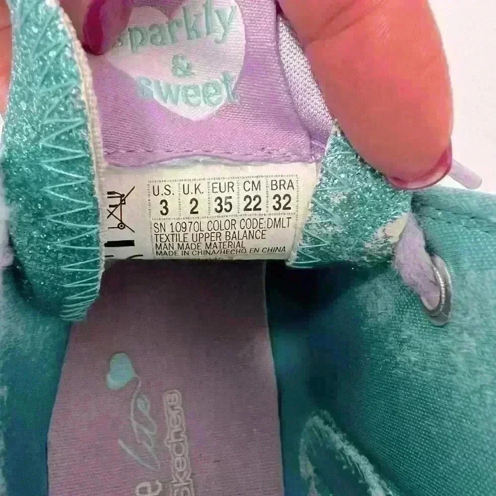 Sketchers girls Twinkle Lite Magnificent Mermaid sneakers. - Picture 11 of 11